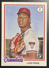 LUIS FRIAS RC 1978 Design 2022 Topps Archives #159 Arizona Diamondbacks