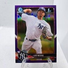 2018 Bowman Chrome Prospects Purple Refractor /250 Luis Medina #BCP161