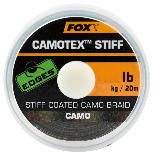 (0,94€/1M) Fox Camotex Stiff Coated Camo Braid 35Lb 20M Vorfachmaterial-image