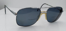 Vintage Logo Paris Silver Pilot Metal Sunglasses FRAMES ONLY