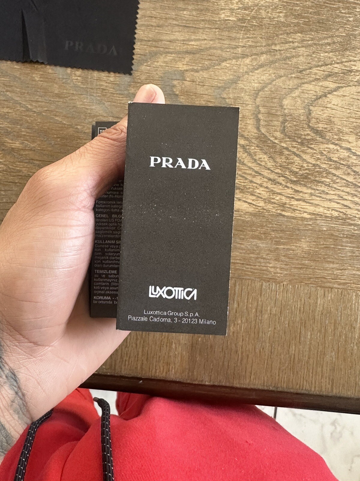 Prada PR17WS 1AB5S049 Women's Sunglasses 49 mm Black / Dark Grey Lens