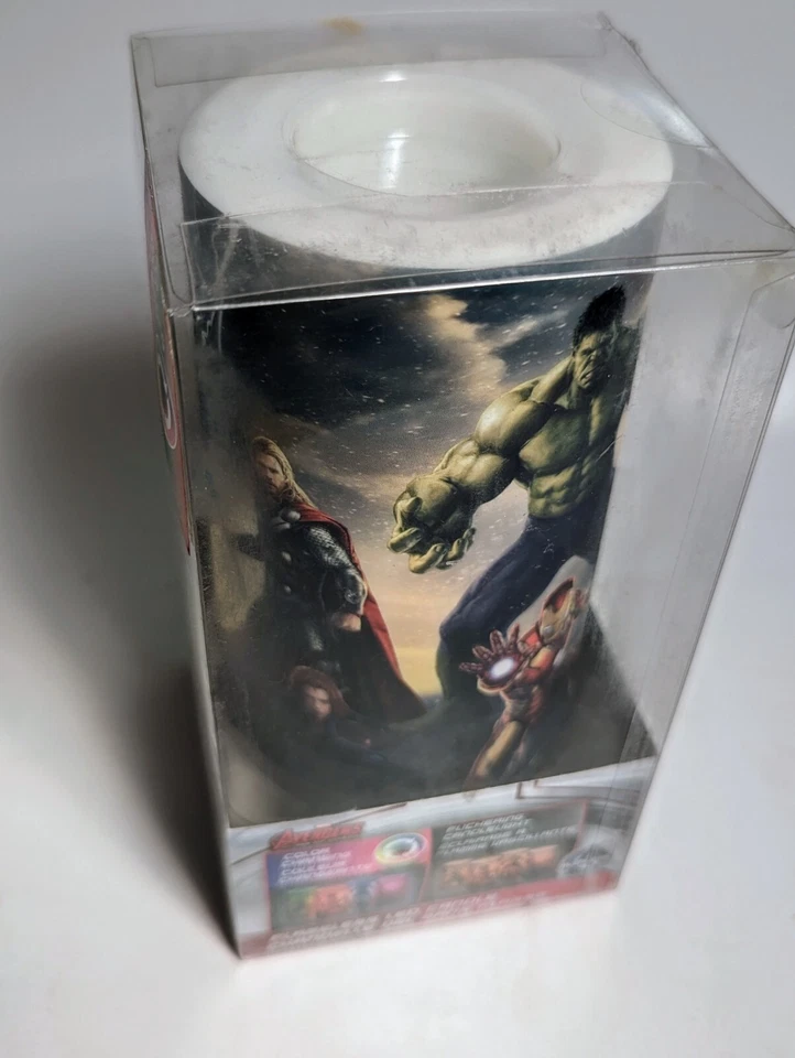 *НОВАЯ* запечатанная беспламенная светодиодная свеча Marvel Avengers: Age of Ultron - Изображение 3 из 3