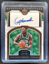 2017-18 Cornerstones Guerschon Yabusele Keystone Signatures Bronze RC Auto #/75