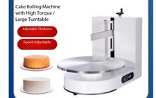 Commercial Electric Birthday Cake Spreading Machine for Cream Leveling