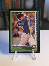 Ryan Braun 2025 Panini Donruss Optic Black Velocity Prizm Milwaukee Brewers