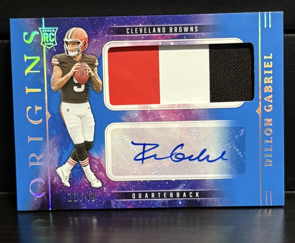 2025 Panini Origins - Dillon Gabriel RPA Rookie RC Auto Blue /49 #RJJ-DGL