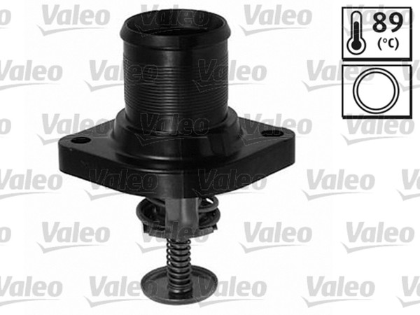 Valeo Thermostat KüHlmittel 820431 FüR Peugeot 307 C8 206 807 Lancia Fiat Ulysse-image