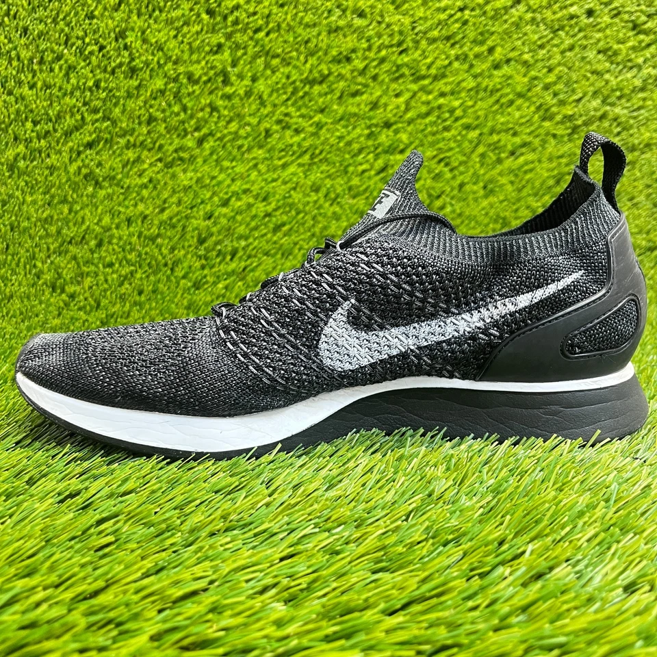 Nike Zoom Mariah Flyknit Corredor Para Hombres Talla 10.5 Negro Gris Zapatos para Correr Tenis Foto 2 de 4