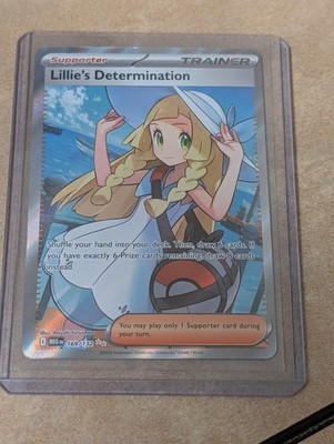 Lillie s Determination 169/132 English Pokemon TCG Near Mint 