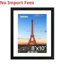 8x10 Picture Frame 1 Pack, Photo Frame with HD Plexiglass, Display Pictures