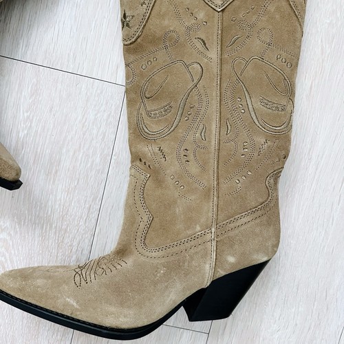Zara Western Cowboy Boots EU 39 - Picture 2 of 7