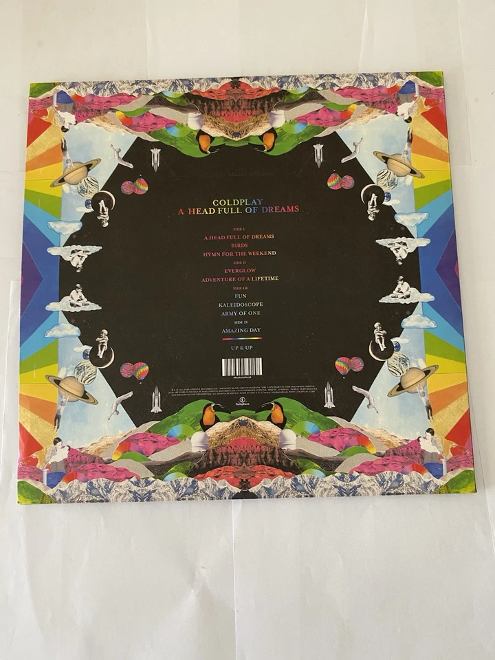 COLDPLAY-A HEAD FULL OF DREAMS 12" N/MINT LIMITED EDITION VINYL DOUBLE ALBUM! — 第 2/4 张图片