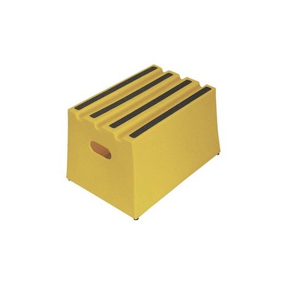 DPI ST18-14 Step Stand,1 Step,Polyethylene,Yellow 38GT98