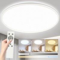 LED Deckenleuchte Dimmbar Deckenlampe Fernbedienung Ø50CM 40W 4200LM 3000K-6500K