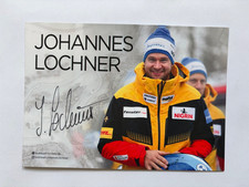 oryginalny. znak. Karta z autografem - Olympia 2026 - Bobsport - Bob - Johannes Lochner