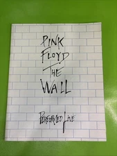 Pink Floyd 1980 1981 The Wall Performed Live Concert US Tour Book