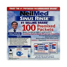 Neilmed Sinus Rinse Saline Nasal Rinse Kit 100 Packets 05928000200 100 Ct
