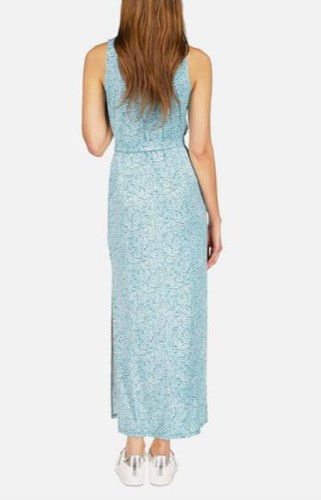 MICHAEL KORS Women Unlined Slits Tie Belt Maxi Shirt Dress L NEW $140 MU28XC2649 - Picture 2 of 4