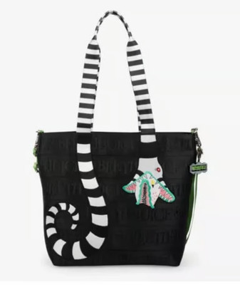HARVEYS Seatbelt Bag Purse Beetlejuice Sandworm HALLOWEEN Classic Tote NWT