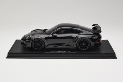 REMC012 Porsche 911 992 TechArt GTstreet R Black with Black Wheels TechArt 1/18