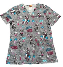 NWT Women  s Small Dr. Seuss Scrub Top