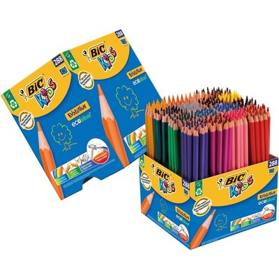 BIC Kids Evolution Coloured Pencils, Vivid Colouring Pencils, Easy to Sharpen, E