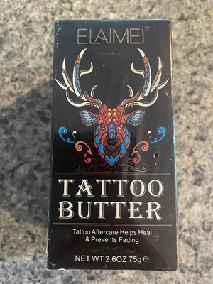 Elaimei Tattoo Butter~Tattoo Aftercare~2.6 oz~Prevents Fading/Helps Heal~NEW