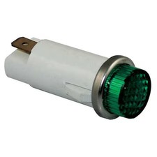Dayton 22Ny51 Raised Indicator Light, Green, 120V