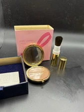 ESTEE LAUDER BREAST CANCER AWARENESS "PINK RIBBON" CRYSTAL COMPACT Brush 2007