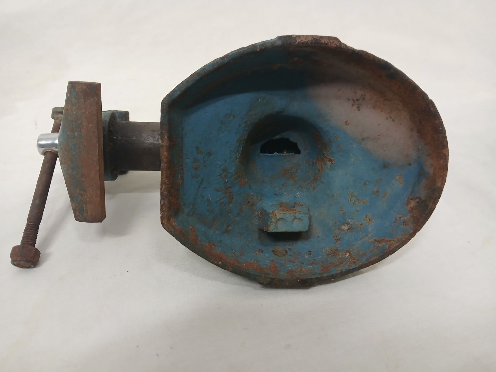 Vintage 1950 Small Gunsmith Swivel Vice Anvil Combo Watchmaker Jewlery Tool Rare