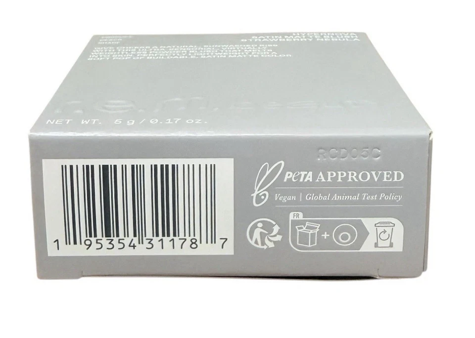 R.E.M. BEAUTY Hypernova Satin Matte Blush Strawberry Nebula Full Size 0.17oz 5g - Image 2 of 2