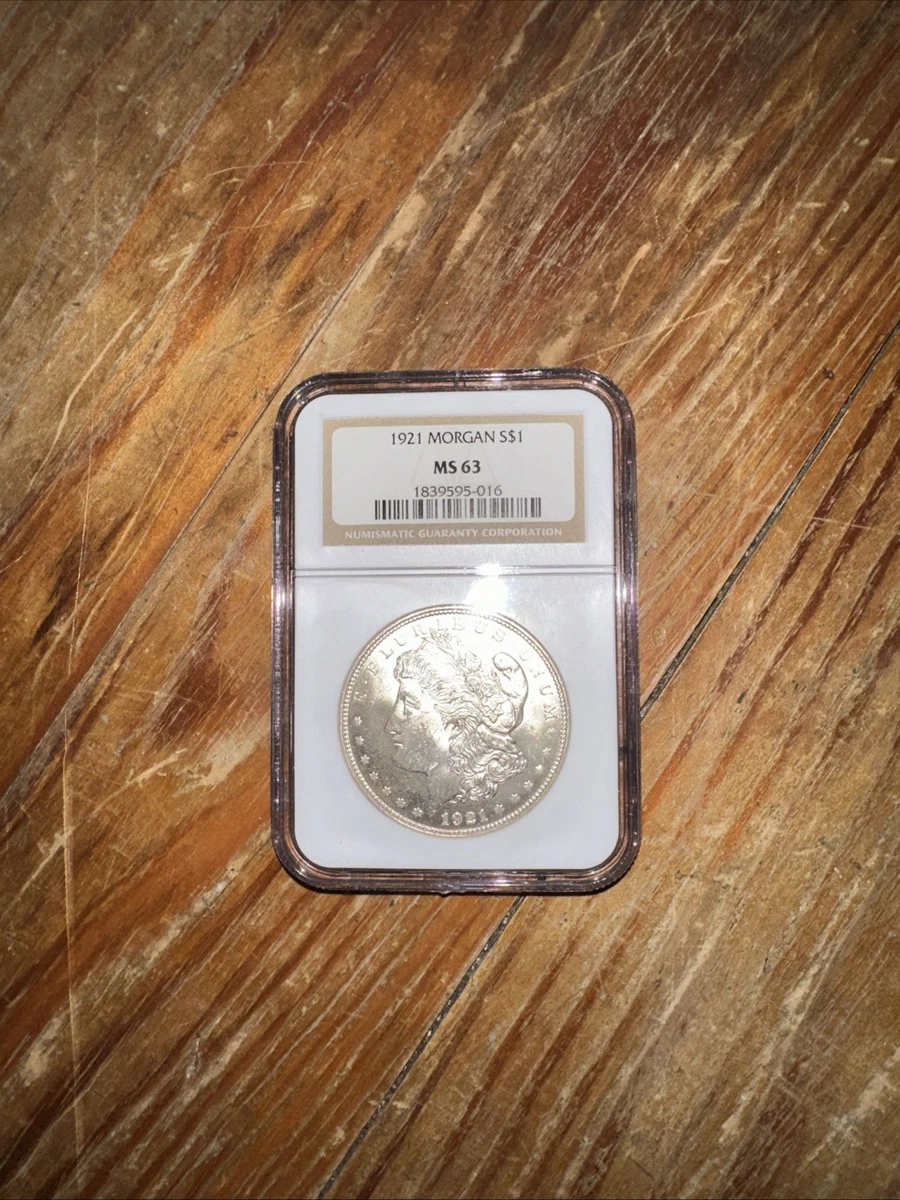 MS 63 Graded 1921 Year Morgan US Dollars (1878-1921) for sale | eBay