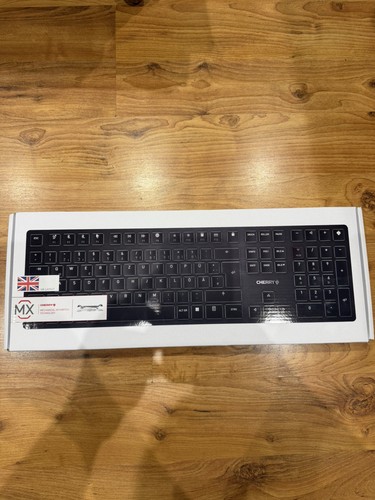 Cherry KW X ULP Ultra Flat Mechanical High End Keyboard Wireless UK QWERTY Black