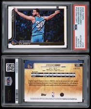 2025 Topps NBA #135 Stephen Curry Signed Golden Mirror SSP Card Psa/Dna Auto 10