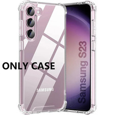 Clear TPU Shockproof Case for Samsung Galaxy S25 S24 S23 S22 S21 FE Plus Ultra