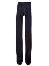 Black Fleece Thermal Tights Women's Size S Cozy Warm Winter High Waist