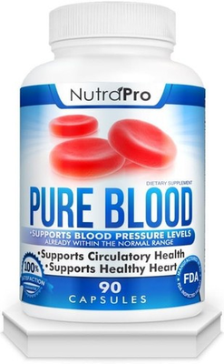 #ad Pure Blood Pressure Capsules Herbal Support for Healthy Heart amp; Cholesterol $43.99