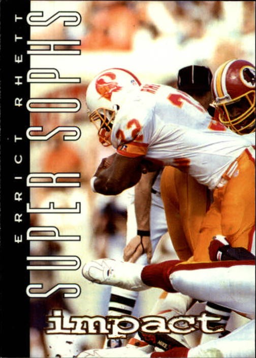 1995 SkyBox Impact #159 Errict Rhett SS - FB