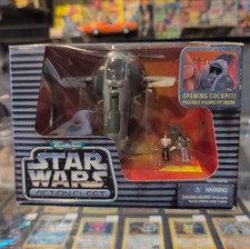 Star Wars Micro Machines Action Fleet - SLAVE 1 Han Solo & Boba Fett 1996 NEW F4