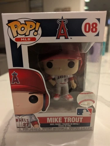 New Funko Pop MLB Los Angeles Angels #08 Mike Trout Vinyl Figure