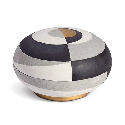 L'Objet Cubisme Round Box Large 15x23cm