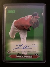 2024 Topps Stadium Club - Gavin Williams #251 (RC)  Green Auto variation 3/5!