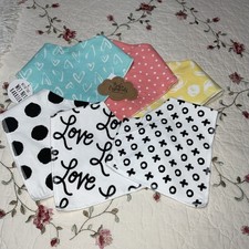 Baby Essentials Bibs With Wet Net Barrier 6 Pack