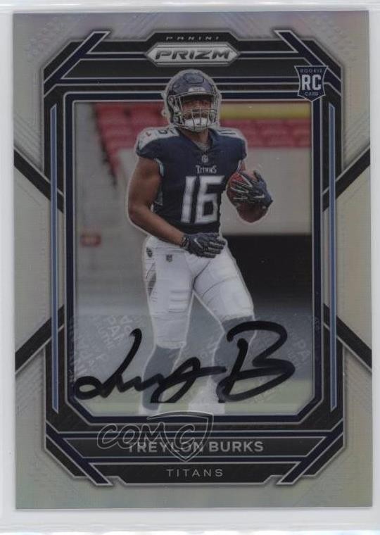 2022 Panini Prizm Rookies Silver Prizm Auto Treylon Burks #313 Auto 0xh3