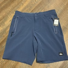 NEW Quiksilver Quarry Everyday Casual Stretch Short 32 Vintage Indigo QSM15AM019