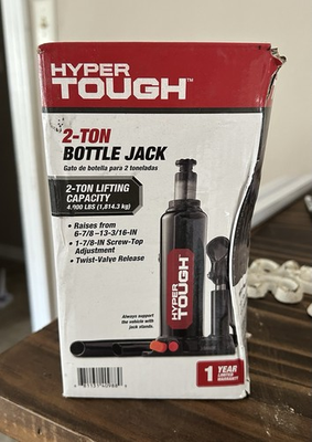 #ad #ad Hyper Touch Hydraulic Bottle Jack 2 Ton Capacity $19.55