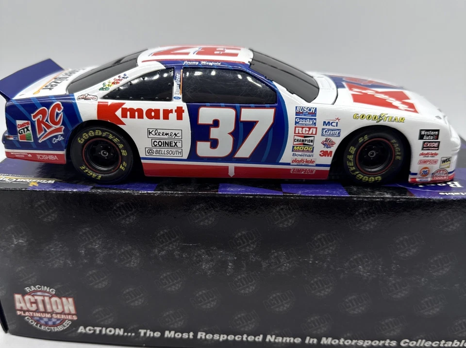 Jeremy Mayfield #37 KMART '97 Thunderbird 1 of 6000 1:24 bank - Image 4 of 4