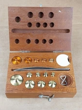 Christian Becker Scale Weights for Torsion Balance Scale - 13 Different Weights