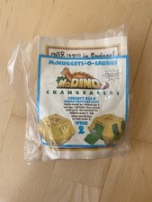 New Vtg 1990 McDonald's McDino Changeables McNuggets O-Saurus Transformer Toy