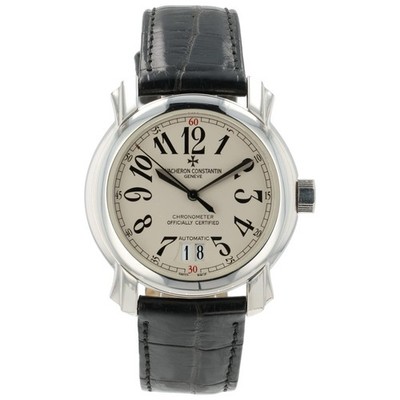 Vacheron Constantin Malte Silver Dial 18k White Gold 38mm Automatic Men s 42015